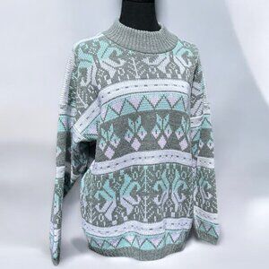 Vintage Fair Isle Inspired Sweater